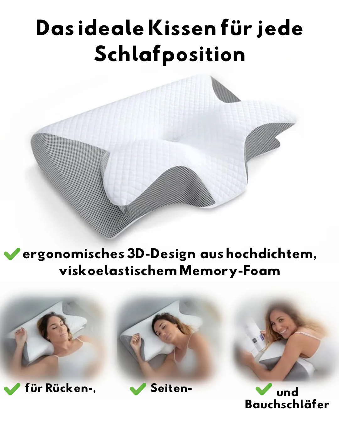Sonno8 - Orthopädisches Schlafkissen