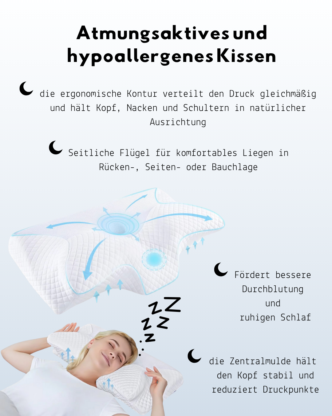 Sonno8 - Orthopädisches Schlafkissen